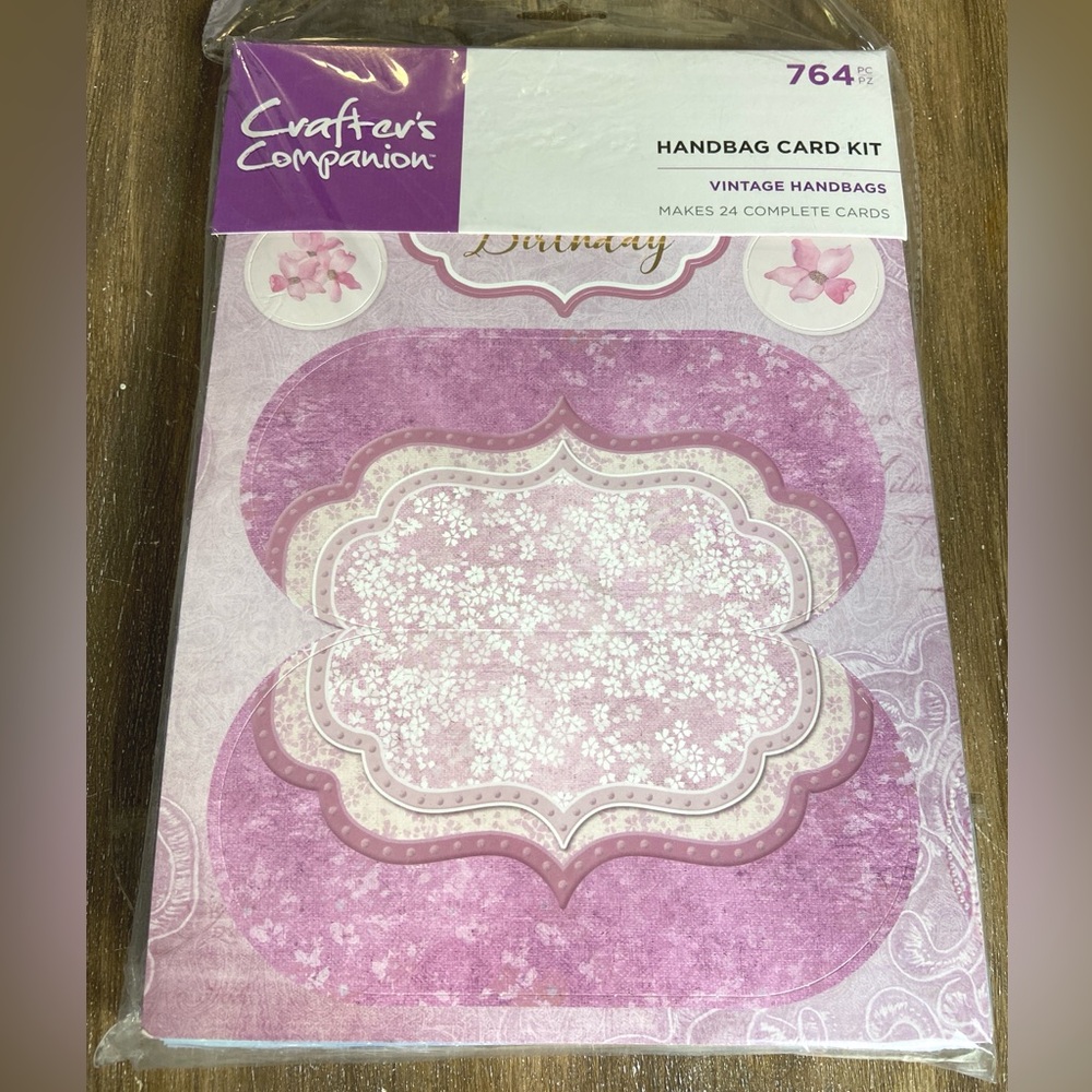 Crafters companion Handbag kit scrapbook crafting